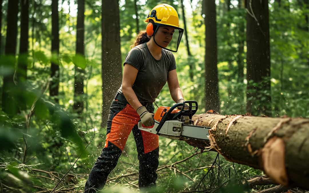 Motorsägenkurs für Frauen: Mit Technik und Sicherheitsbewusstsein in den Wald