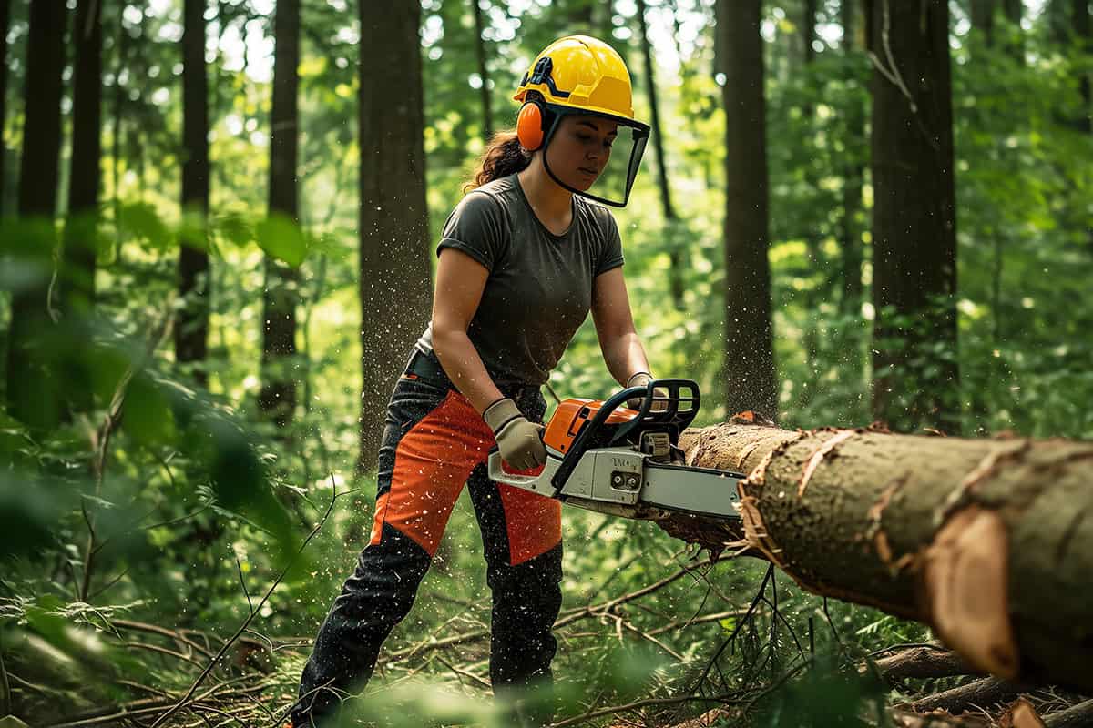 Motorsägenkurs für Frauen